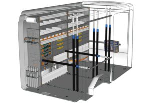 Storevan bedrijfswageninrichting Ford Transit L2H2