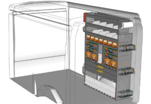 Storevan bedrijfswageninrichting Ford Transit L2H2