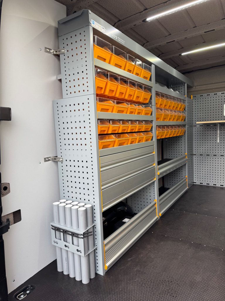 Modules voor bedrijfswageninrichting