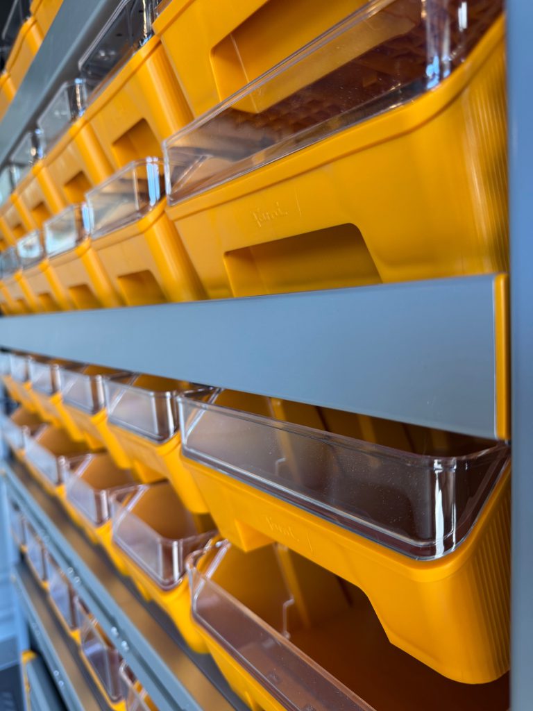 Modules voor bedrijfswageninrichting