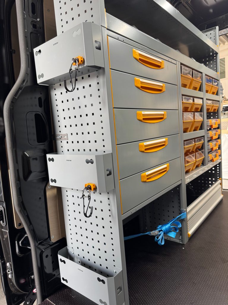 Modules voor bedrijfswageninrichting