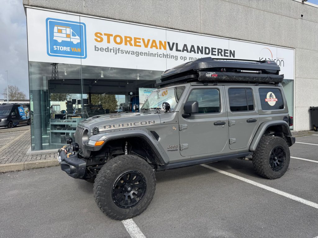 Realisatie Survival, bedrijfswageninrichting