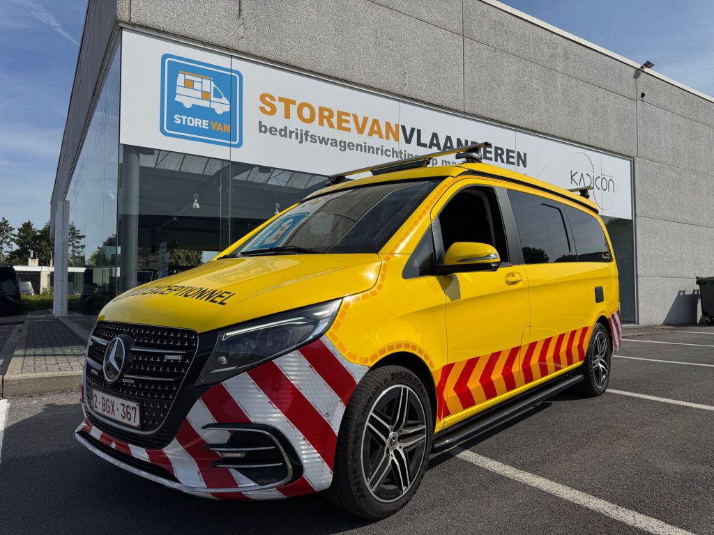 Realisatie uitzonderlijk vervoer, bedrijfswageninrichting