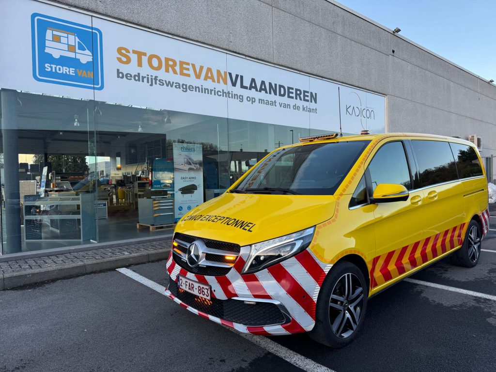 Realisatie uitzonderlijk vervoer, bedrijfswageninrichting
